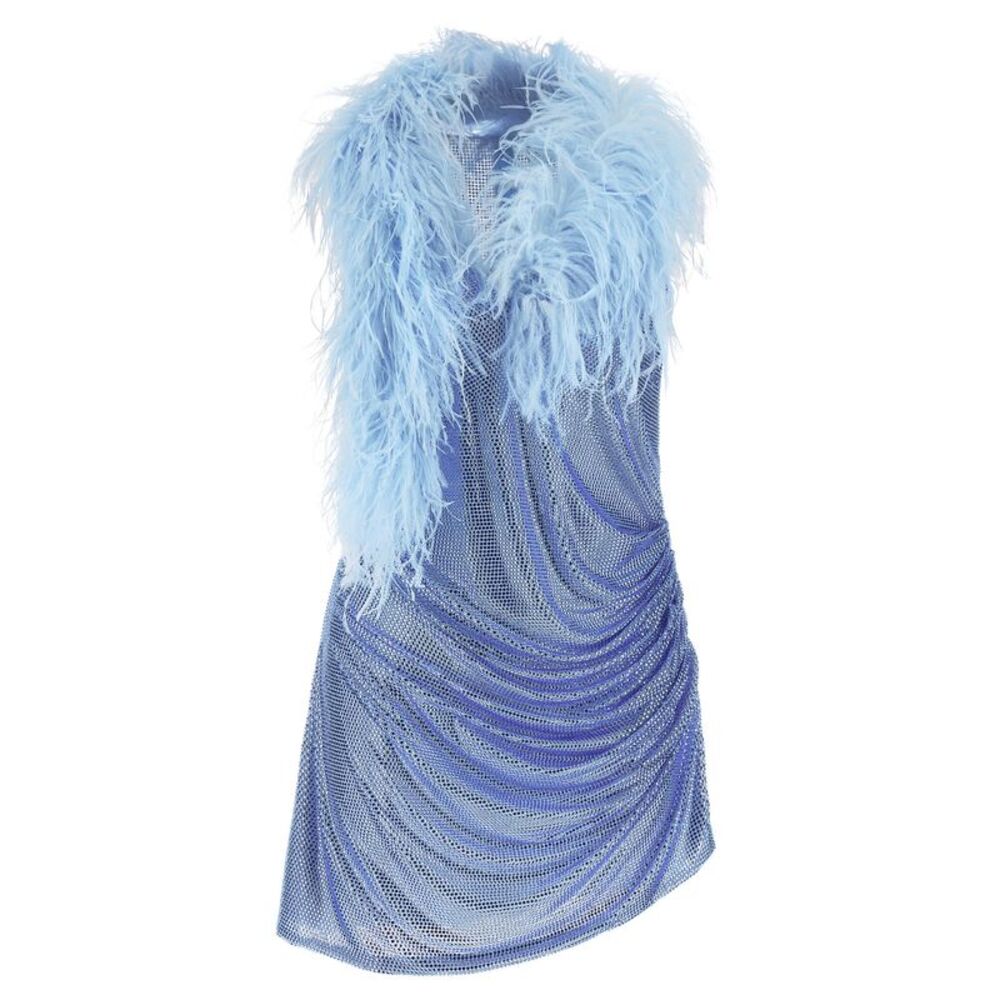 Giuseppe Di Morabito Women Dress With Removable Crystals And Feathers